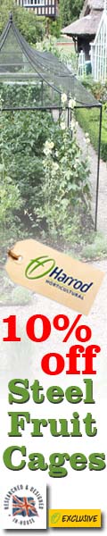 10% discount off all Harrod Horticultural Fruit Cages