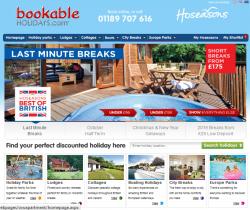 Bookable Holidays Coupon
