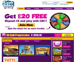 Game Village Bingo Coupon
