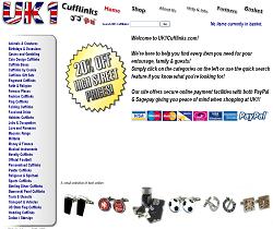 UK 1 Cuff Links Coupon